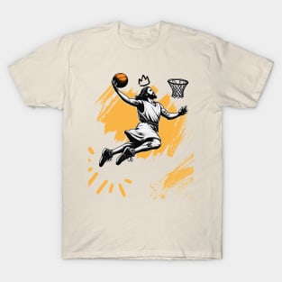 Basketball Jesus Christ Dunk T-Shirt